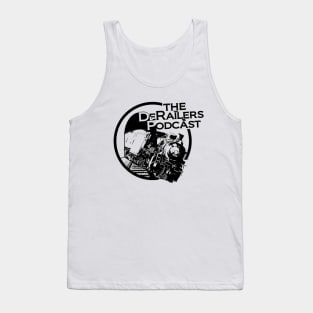 DeRailers Podcast Logo (Black) Tank Top